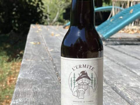 Biere artisanale bio de correze L'ermite IPA 33 cl